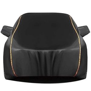 Bâche Voiture Étanche pour Nissan Micra(1992-2022) Housse de Protection Voiture Exterieur,Résistant à la Neige par Tous Les Temps, Coupe-Vent,Durable, et résistante aux Rayures (Ronglibai, neuf)