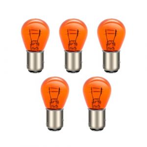 SOFOC-BAZ15D P21/5W Feux de Freinage/Feu Arri&egrave;re Brouillard pour Voiture/Moto S25 12V 21W 5W Jaune Feux De Route/De Croisement Conception 5Pcs (Sofoc-EU, neuf)