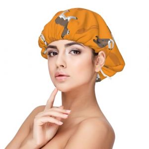 Motif d'âne de dessin animé,Bonnet de nuit en satin réglable en soie pour adulte, bonnet de nuit élastique pour femme (aysr.store, neuf)