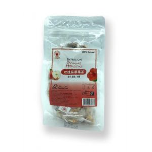 Fine Tonic Infusion - Pomme Hibiscus, Citron Feuille de Lotus, Vitalit&eacute; 4 Tr&eacute;sors, 8 Tr&eacute;sors, 15 x 10g/Sac, M&ucirc;re Rose Jujube GojiNoir 15 x 8g/Sac (3 sacs, Pomme Hibiscus) (Bo Time - Direct Fabricant, neuf)