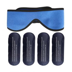 Pack de glace pour dents de sagesse compresse froide compresse de glace visage mâchoire poche de glace réutilisable enveloppement de la tête pack de glace facile à utiliser (PLMN, neuf)