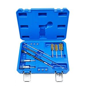 CENWOTL Kit de nettoyage pour si&egrave;ge et gaine d'injecteur 14 pi&egrave;ces, Ensemble d'outils de nettoyage d'injecteur universel (CENWOTL, neuf)