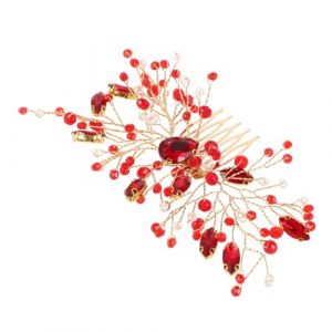 OATIPHO Décoration De Cheveux De Mariée Peigne à Cheveux Exquis Avec Accessoire De Tête Pour Mariage Ornements Délicats (Tsun Ki-sung, neuf)