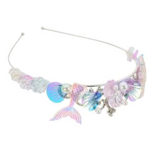 Gatuida Bandeau En Coquillage Clip à Cheveux De Coquillage Couronne De Sirène Coquille Sirène Coquillage Méduse En Bas Âge Décor Coiffe De Coquillage Halloween Mode Groupe Métal (Brandon Zou, neuf)