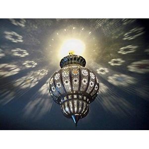 lustre plafonnier Marocain lampe de plafond lanterne Marocaine applique M1 (Lumière et déco d'Orient, neuf)