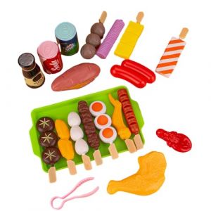 Ensemble Barbecue Jouet Enfant | Jeu De Barbecue Ensemble De Jouet | BBQ Barbecues Pretend Play Grill Toy Set | Jeu d'Imitation Jouets Cuisinière pour Barbecues (rongxiebaihuo, neuf)