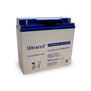 Ultracell Lot de 2 Batteries au Plomb UL 78249 12 V, Filetage 18 Ah (M5), VD, MDF (DCT FR, neuf)