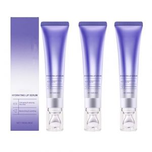 S&eacute;rum repulpant pour les l&egrave;vres Plumpify | Huile hydratante pour les l&egrave;vres &agrave; effet anti-rides, soin hydratant et brillant pour am&eacute;liorer l'&eacute;lasticit&eacute; et att&eacute;nuer les ridules, formule longue dur&eacute;e (3) (QK-LINK, neuf)