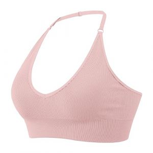 Soutien-Gorge sans Armature Femme Push-Up, Soutien-Gorge Sport Sexy-Soutien Gorge Dos Nu Femme éLastique Basic Brassière sans Couture Fermeture Devant Tour De Cou Crop Top Bustier (LOSSLO(Livraison 5-14 jours), neuf)
