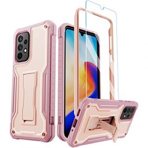 ExoGuard pour Samsung Galaxy A33 5G Coque, Étanche Antichoc avec Protecteur d'Écran 360 Protection Antichoc de Qualité Militaire, Compatible avec Galaxy A33 Coque(Pink) (ExoGuard, neuf)