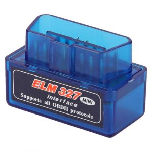 OBD II Mini OBD II V2.1 BT Scanner Adaptateur Moteur Automobile Outils Diagnostics ELM327 Outil de Scanner de Diagnostic Bleu (zixin  maoyi, neuf)