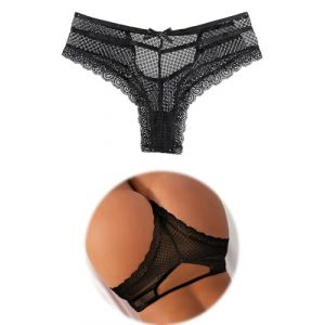 ohmydear String Femme Sexy Chic Grande Taille Culotte Entrejambe en Coton Lingerie Sexy Femme Hot Dentelle Slip Lingerie et Vêtements Tenue Sexy Solde Short Tanga sous-Vêtements (OHMYDEAR, neuf)
