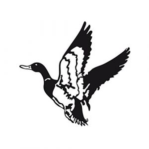Tatoutex Stickers Canard - Noir, L 21cm x H 20cm (Tatoutex Stickers, neuf)