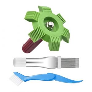 Peigne à ailettes pour climatiseur – Nettoyeur de bobine de condensateur pour climatiseur | Évaporateur AC, brosse fouet de nettoyage, accessoires ménagers pour adultes, professionnels, maison (anyusc, neuf)
