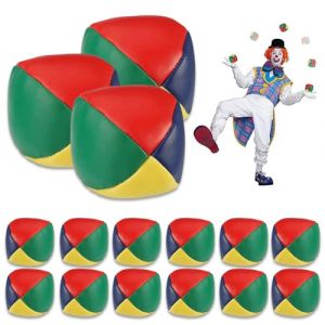 BNGXR Balles de Jonglage, 15 PCS Jongle Colorées, Kit de Balle de Jongle Durable Mini Balles de Cirque, Balles de Jonglage Faciles et Douces Mini Balles de Jonglerie de Qualité pour Débutants (GUANGWENZHI, neuf)