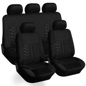 5 Places Universel Voiture Ensembles Housses Si&egrave;ge pour Mazda CX-3 CX-5 CX-30 CX3 CX30 CX5 2015-2022 2023 Housses Siege Avant Arri&egrave;re Auto Accessori,Black (A peerless and excellent store, neuf)