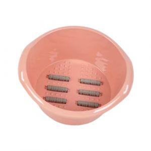 perfk Bath de bain à pied d'hiver Bath de pied épaissis avec des points de massage Multiuse Foot Washing Backet Foot trempage pour les femmes d'hôtel, Rose (perfk, neuf)