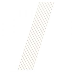 M METERXITY 10 Pcs Tige Ronde en Cuivre 0.8mm Diam&egrave;tre 11.81 Pouce Longueur T2 Stock Barre en Cuivre Massif pour Tour &agrave; M&eacute;taux Bricolage/Jardinage/Industrie/D&eacute;coration Tube Naturel (M Meterxity, neuf)