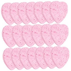 minkissy 20pi&egrave;ces &Eacute;ponge Nettoyante Pour Visage &Eacute;ponge Houppette Exfoliation Douce Masque Visage Nettoyage Pores Lot (Master Self, neuf)