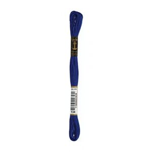 Anchor Sticktwist 4635000-00134 Fil &agrave; Broder 100% Coton Bleu fonc&eacute; (DMC Boutique, neuf)