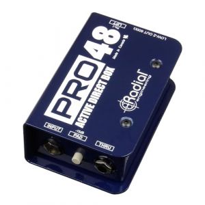 Radial Pro48 Active Boîtier Compact Direct 48 V (SonoVente, neuf)