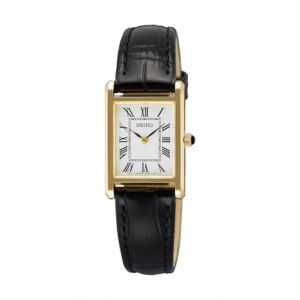 Seiko Montre Classique pour Femme de Couleur Noire avec Bracelet en Cuir, &eacute;tanch&eacute;it&eacute; : 5 Bar, diam&egrave;tre du bo&icirc;tier : 19,6 mm, SWR108P1 (uhrenonline24, neuf)