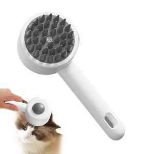 Brosse de douche pour chien &ndash; Fournitures de nettoyage de massage pour chat | Peigne de massage apaisant pour animaux de compagnie, pour chiens &agrave; poils courts et longs (StarTeck, neuf)