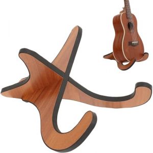 Yitobici Support de guitare, support de ukul&eacute;l&eacute; en bois, support de ukul&eacute;l&eacute;, &eacute;quipement plus petit et pour violon mandoline, ne convient pas &agrave; la guitare (1 pi&egrave;ce) (Yitobici-EU, neuf)