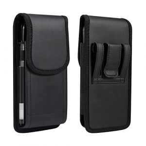 Étui Vertical pour téléphone iPhone 15 14 13 12 Pro Max 14 15 Plus, étui de Ceinture en Cuir PU avec Clip pour Samsung S23 Ultra, S22 Ultra, S21 Ultra, S21+, S20 Ultra, étui de Pochette (Bioassay-EU, neuf)