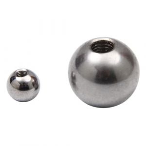 ZGHQHCDRH Billes en Acier filet&eacute;, Acier Inoxydable 304 Massif avec Bille en Acier filet&eacute;e, vis &agrave; t&ecirc;te sph&eacute;rique M20, diam&egrave;tre : 40 mm-60 mm, Semi-filet&eacute;e(40mm*m8[1pcs]) (FZDXJK, neuf)