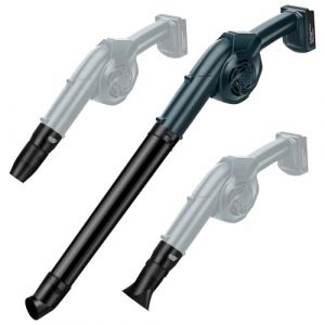 panthem Souffleur &agrave; feuilles sans fil compatible avec Bosch GBA 18 V (sans piles) pour l'entretien de la pelouse, souffleur &eacute;lectrique, pour souffler les feuilles, la neige (violalook, neuf)