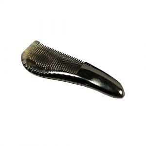 OUSIKA Peigne cheveux outil statique corne large dent coiffure boeuf pierre Jade cuir chevelu démêlant Sha tête de buffle Gua femmes peignes 1 pièces (foshanshijiehengmingshangmaoyouxiangongsi, neuf)