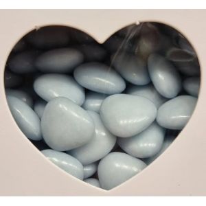Dragée Mini cœur Chocolat 500G (Bleu) (Dounia Mariage, neuf)