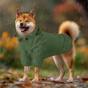 Navaris Manteau Impermeable pour Chien - Vetement de Pluie Imperm&eacute;able pour Chien Petite et Grande Taille du XS au XL - Veste Cire de Protection (SX-Commerce, neuf)