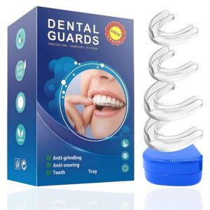 4 Pi&egrave;ces 2 Tailles Gouttiere Dentaire Bruxisme, Protecteurs Buccaux, Gouttiere Dentaire Bruxisme, Anti Grincement Dent, Protege Dent Nuit, Am&eacute;liore La Qualit&eacute; Du Sommeil (Anilalowbility, neuf)