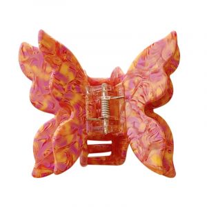 Pinces à cheveux, pinces à griffes, 8 cm double insecte volant pinces à griffes de couleur vive pince à griffes de couleur crème pinces à cheveux pinces à griffes moyennes for cheveux fins(Mixed Color (TPHHCFY, neuf)