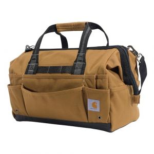 Carhartt Onsite &ndash; Sac &agrave; outils durable, r&eacute;sistant &agrave; l'eau, sac de rangement pour outils, lourd, 40,6 cm, 30 poches, marron Carhartt (kustom-kult, neuf)