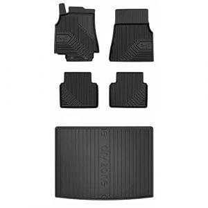 MOTOS Kit de Tapis de Voiture et de Tapis de Coffre en Caoutchouc pour Mercedes-Benz B Classe W245 2005-2011 Améliorez Votre Confort de Voyage avec Tapis antidérapant Voiture 3D- Tapis de Sol Voiture (MOTOS EU, neuf)