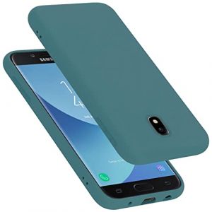 cadorabo Coque Compatible avec Samsung Galaxy J5 2017, &Eacute;tui Housse en Silicone- Coque pour Galaxy J5 2017- Protection Antichoc, Anti-Empreintes- TPU Housse de Protection - Mat Liquid Green (cadorabo-shop, neuf)