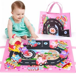 Geebiiny Licorne Jouet Fille 1 2 3 Ans - Vehicule Jouets pour Enfants avec Tapis de Jeu/Nange 2 en 1 - Jeux Bebe 1 an, Montessori 1 2 Ans, Cadeau Enfant 1-3 Ans, Cadeaux de No&euml;l (L'Univers Jeux, neuf)