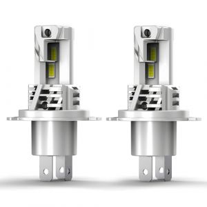 LTONXEN Ampoule H4 LED 6500K Blanche,60W Extrêmement Lumineuses,Plug and Play 12V Phares Pour Voiture et Moto,2 Ampoules (LTONXEN-CAR, neuf)