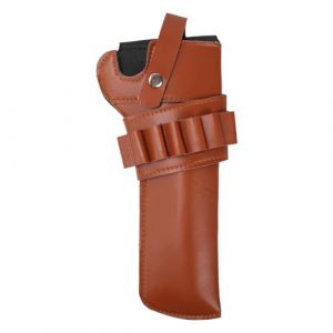 &Eacute;tui Revolver en Cuir, Holster Pistolet Transport Ceinture Dissimul&eacute; &Eacute;tui Pistolet de Cowboy Occidental R&eacute;glable avec Pochette &agrave; Balles pour la Chasse en Plein Air Halloween (Voda FR, neuf)