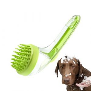 Brosse de Douche pour Chien - Brosse de Massage pour Chat et Chien | Pour Chat Avec Distributeur De Savon Voyage Plage Chaton Chiot Piscine Maison (cjuham, neuf)