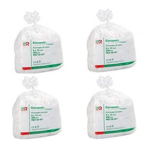LOHMANN & RAUSCHER Cotopads 200 pièces 8x10 cm LOT de 4 (PHARMACIE BASTILLE ONLINE, neuf)