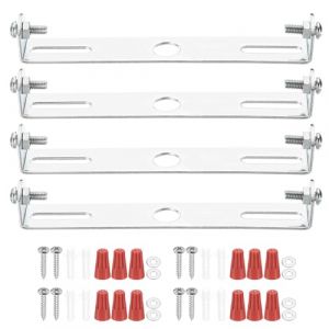 PATIKIL Kit de Support de Fixation Universel pour Luminaire, 115 mm (4,53"), 4 Ensembles de Barres Transversales de Luminaire de Plafond avec Vis pour Luminaire Mural, Lustre (PATIKIL UK, neuf)