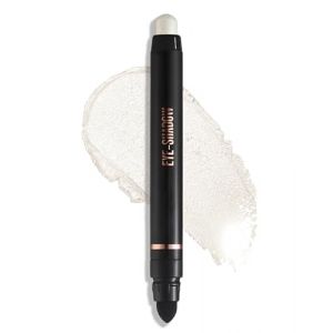 Erinde Crayon pour fard à paupières blanc, crème pailletée, longue durée et imperméable, haute pigment métallique brillant pour les yeux #01 (erinde, neuf)