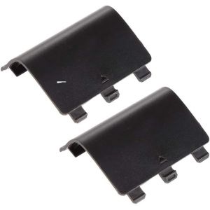 Gamer Gear Coque de Batterie pour Manette Xbox One - Couvercle de Remplacement pour Manette Xbox - Porte-Batterie Noir pour Manette Xbox - Non Compatible avec Les manettes Series X - 2 pi&egrave;ces (Gamer Gear LTD, neuf)