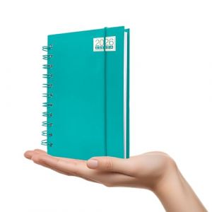 Agenda journalier 2026 avec anneaux, format 11 x 16 cm, parfait pour les rendez-vous et le travail - Couverture rigide &eacute;l&eacute;gante, design fonctionnel, agenda en italien de janvier &agrave; d&eacute;cembre (2026 (Powersell ITA, neuf)