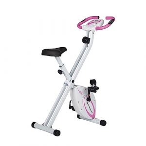 Ultrasport F-Bike V&eacute;lo d&rsquo;Appartement Pliable I V&eacute;los d'Appartement Extra Silencieux jusqu'&agrave; 130 kg avec Selle Confort, Velo d Appartement Pliable (rose) (Ultra24Shop_1, neuf)
