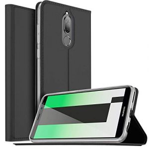 Verco Etui pour Huawei Mate 10 Lite, Coque Pochette Portefeuille pour Housse Huawei Mate 10 Lite avec Magn&eacute;tique Fonction Wallet - Noir (ATS-Discounter, neuf)